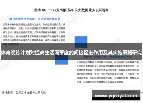 体育晚练计划对提高生活满意度的间接促进作用及其实施策略研究