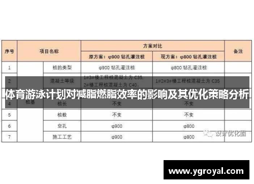 体育游泳计划对减脂燃脂效率的影响及其优化策略分析